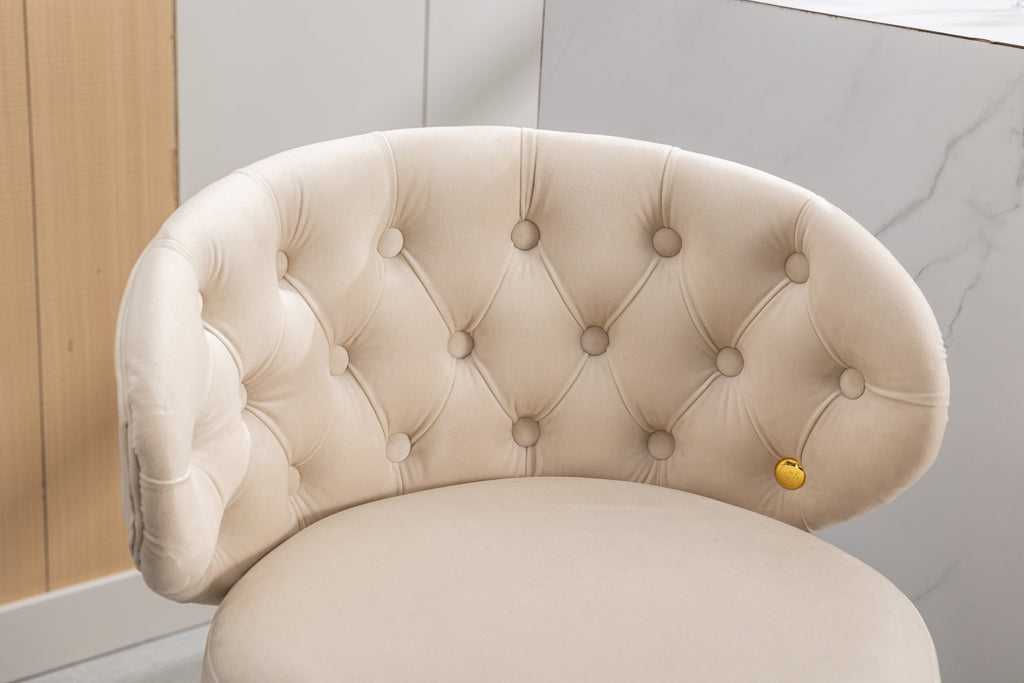 Counter Height Bar Stools Set of 2 for Kitchen Counter Solid Wood Legs