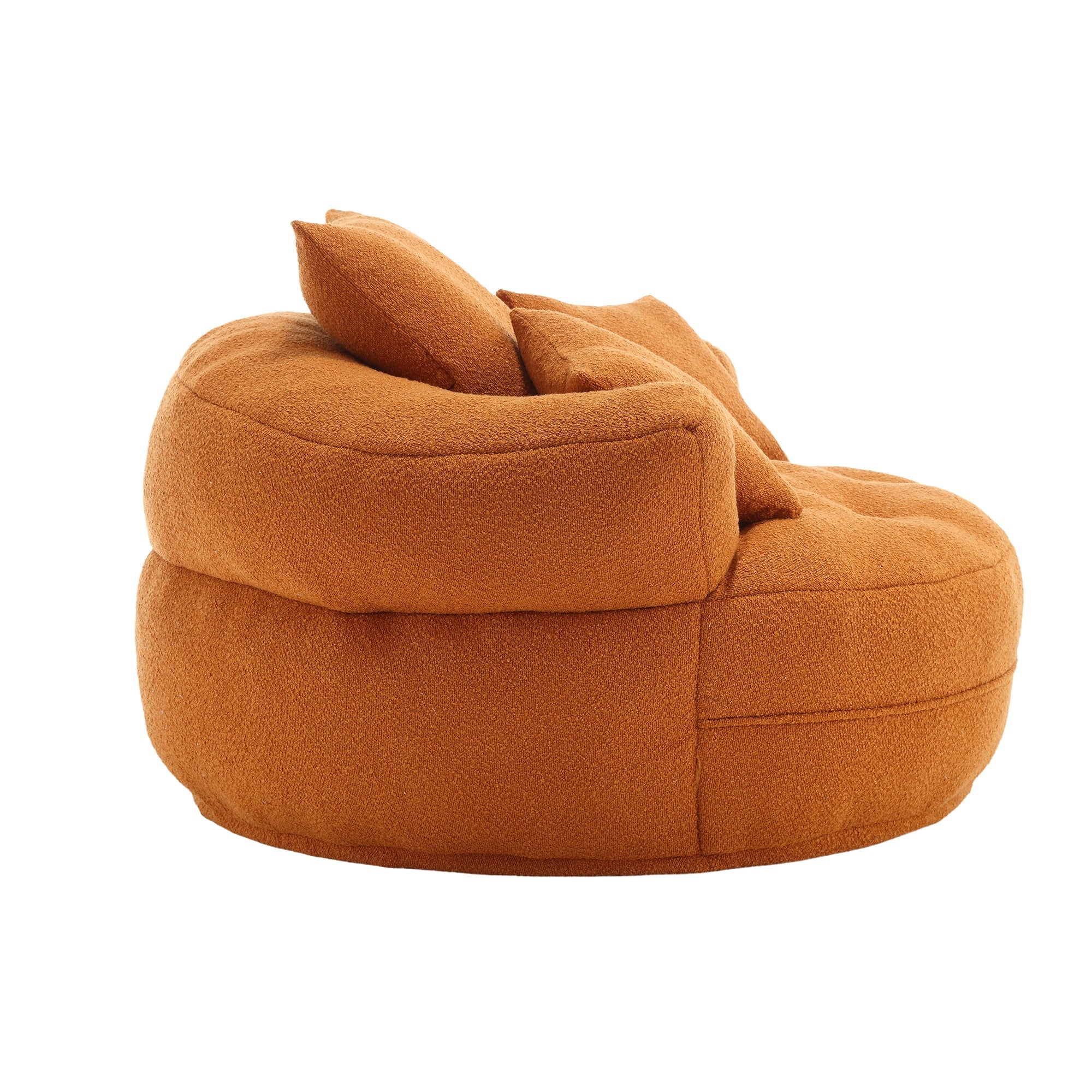 Chenille Sponge single sofa,No Assembly Required,Fluffy Modern Sleeper