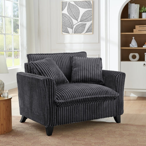 Lazy sofa chair, comfortable single-person sofa chair, with a backrest