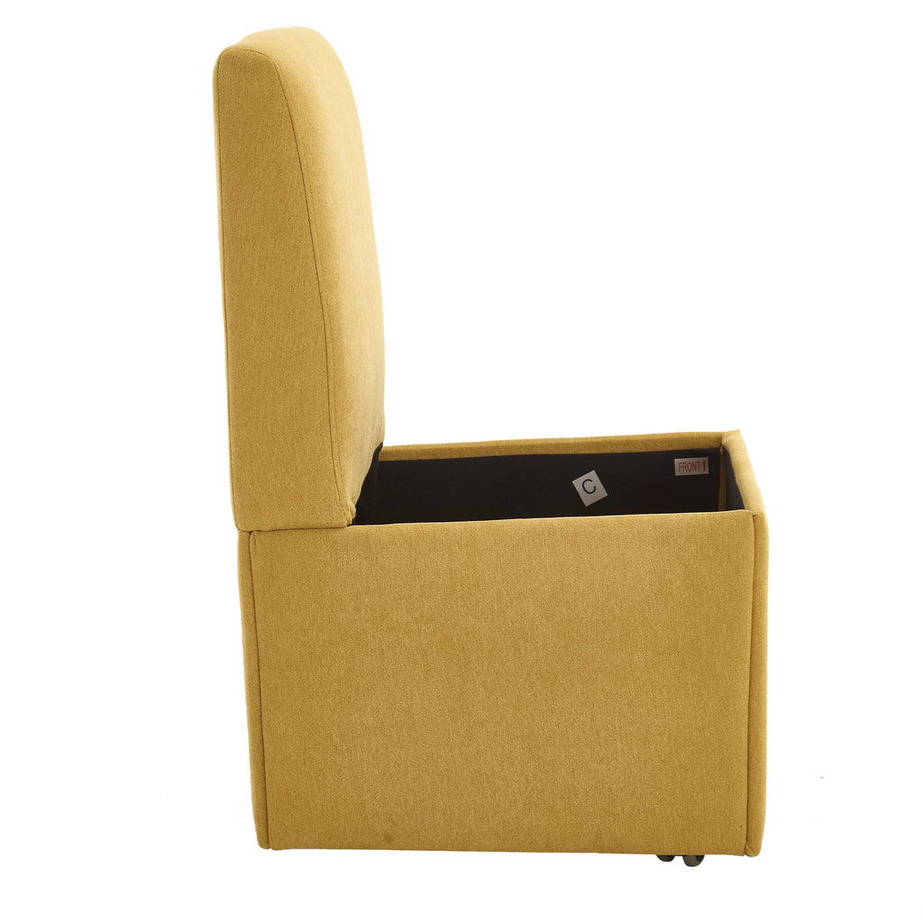 360 Degree Swivel Upholstered Dining Chairs Set of 2 Swivel Dining