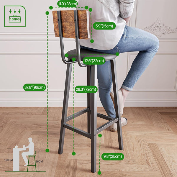 Bar Stool 2-piece Set - Prohibited From Sale In Temu And Not Shipped On Weekends