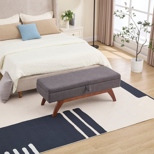 Teddy wool fabric, solid wood feet for solid weighing, and bed end