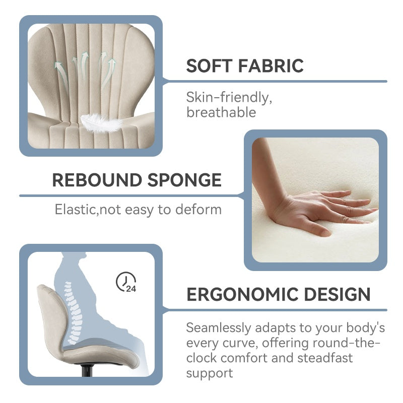 Bar Stools Set Of 2 Modern Swivel Bar Chairs, Barstools Counter Height With High Backrest, Easy 3-5 Minute Assembly