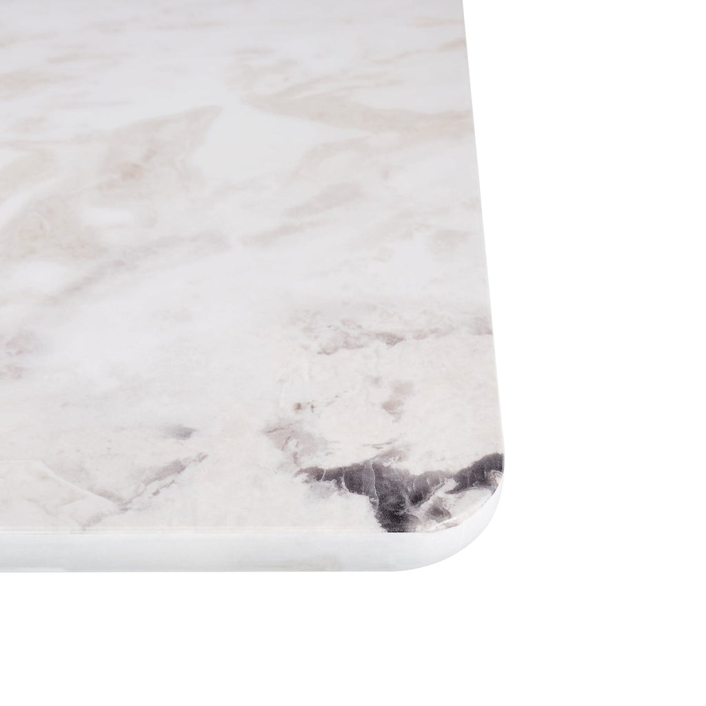 Modern Simple Glossy White Rectangular Counter Bar Table MDF 47.24 x