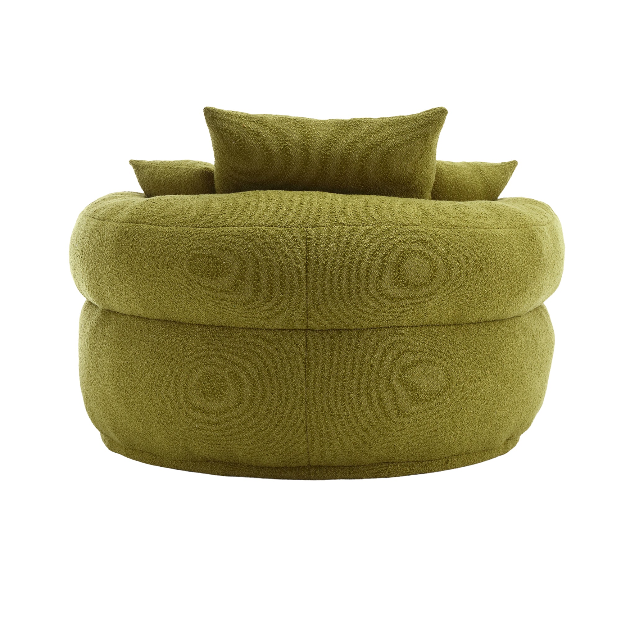 Chenille Sponge single sofa,No Assembly Required,Fluffy Modern Sleeper