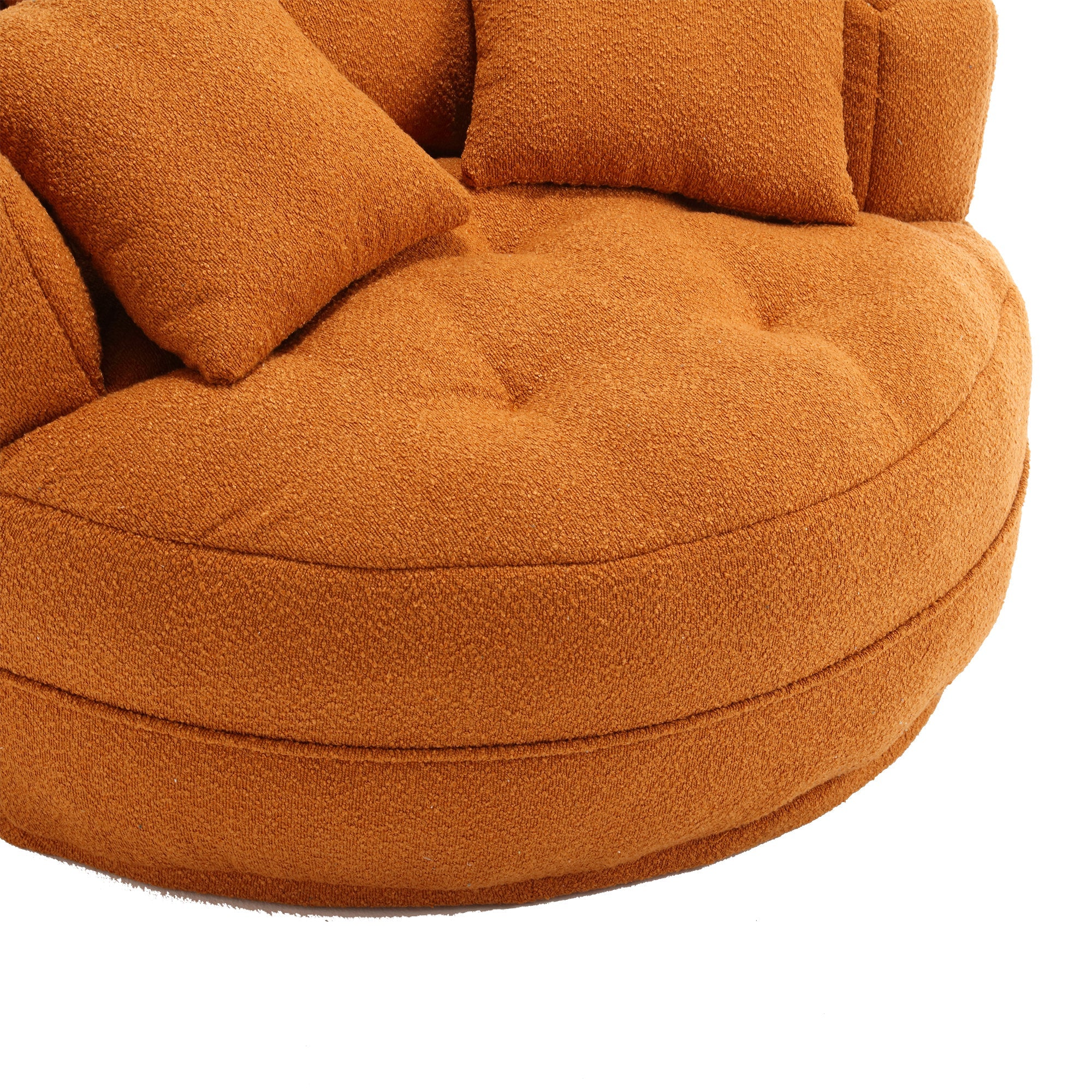 Chenille Sponge single sofa,No Assembly Required,Fluffy Modern Sleeper