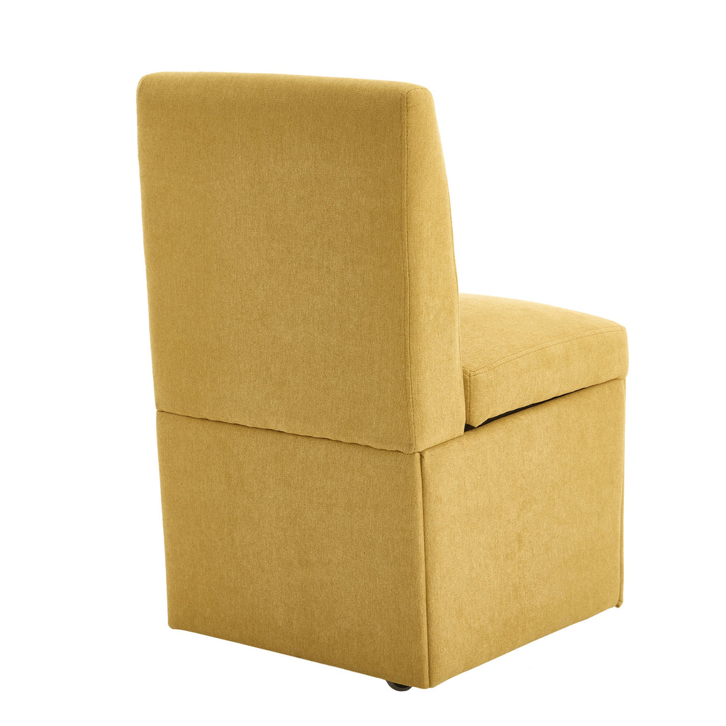 360 Degree Swivel Upholstered Dining Chairs Set of 2 Swivel Dining