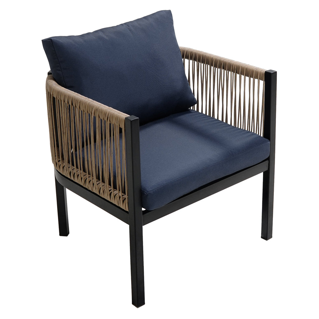 Multi-person Outdoor Sofa Combination with A Table, Suitable for