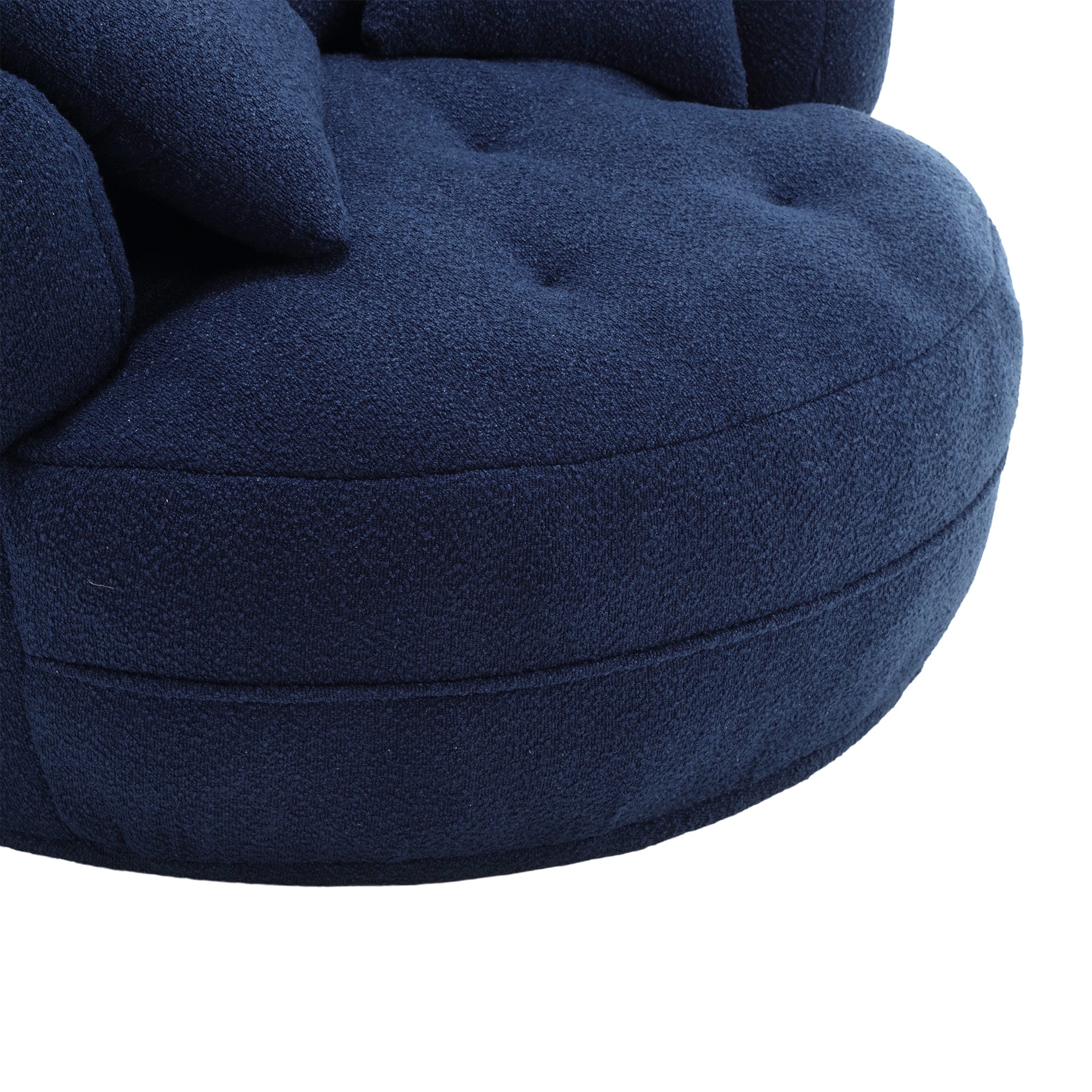 Chenille Sponge single sofa,No Assembly Required,Fluffy Modern Sleeper