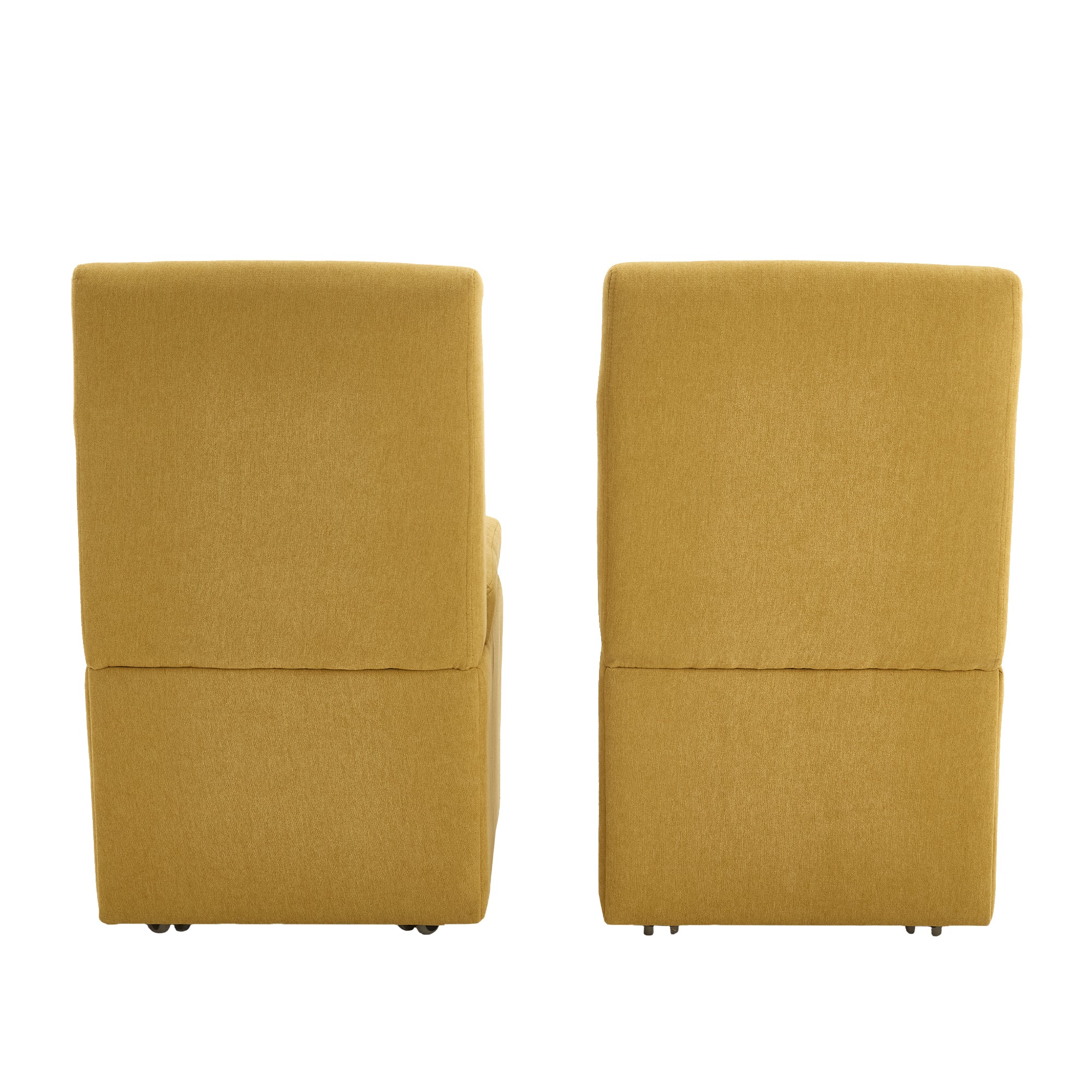 360 Degree Swivel Upholstered Dining Chairs Set of 2 Swivel Dining