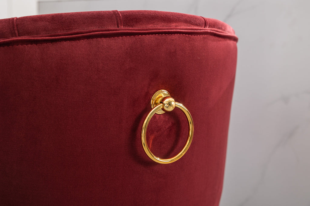 Counter Height Bar Stools Set of 2 for Kitchen Counter Solid Wood Legs