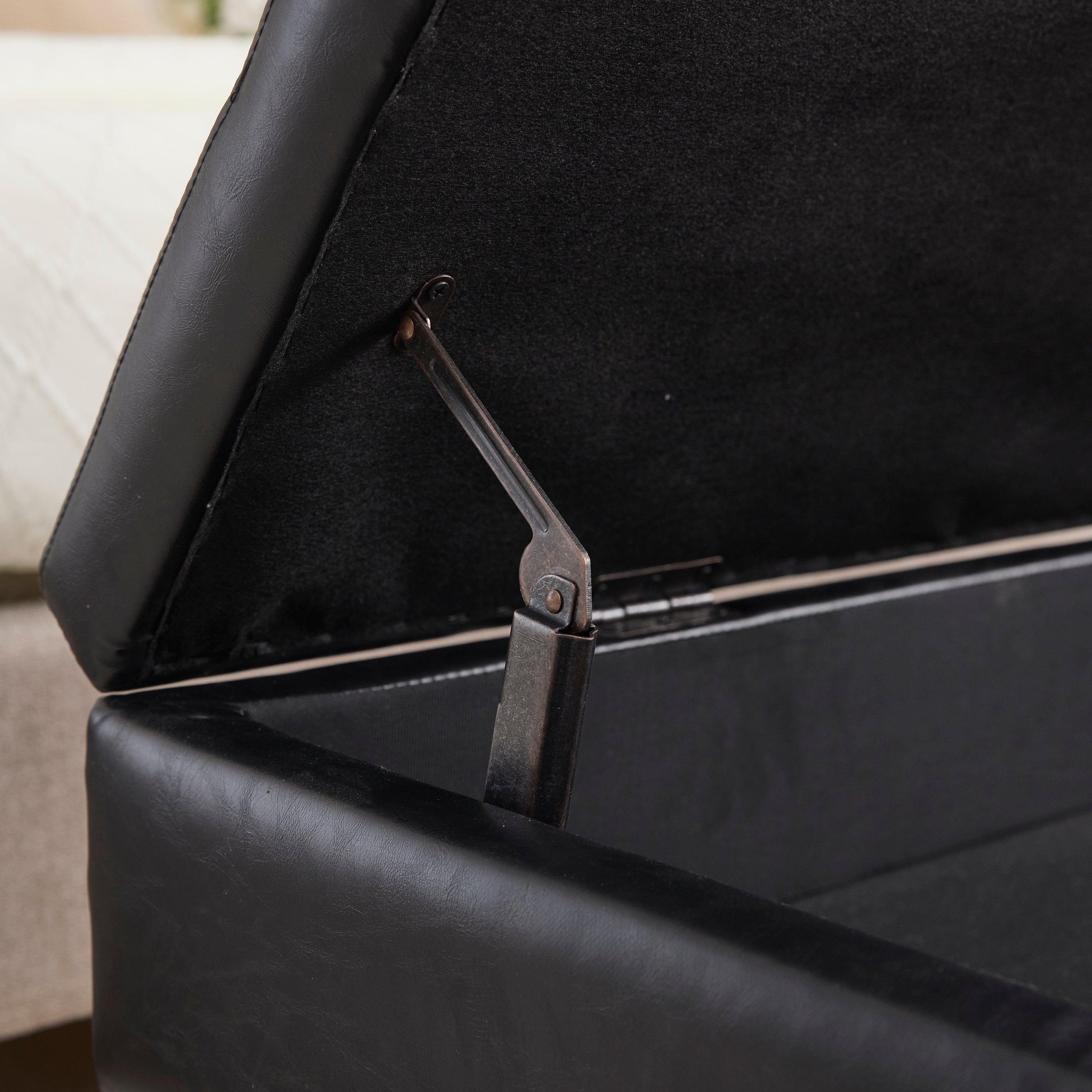 Teddy wool fabric, solid wood feet for solid weighing, and bed end