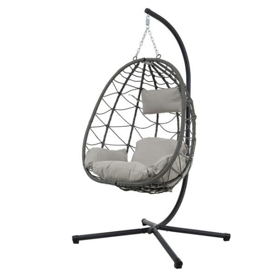 Indoor And Outdoor Swing Chairs, Hanging Basket Chairs With Stands Are Suitable For Bedrooms, Living Rooms, Balconies, And Are Prohibited From Being Sold On The Wayfair Platform