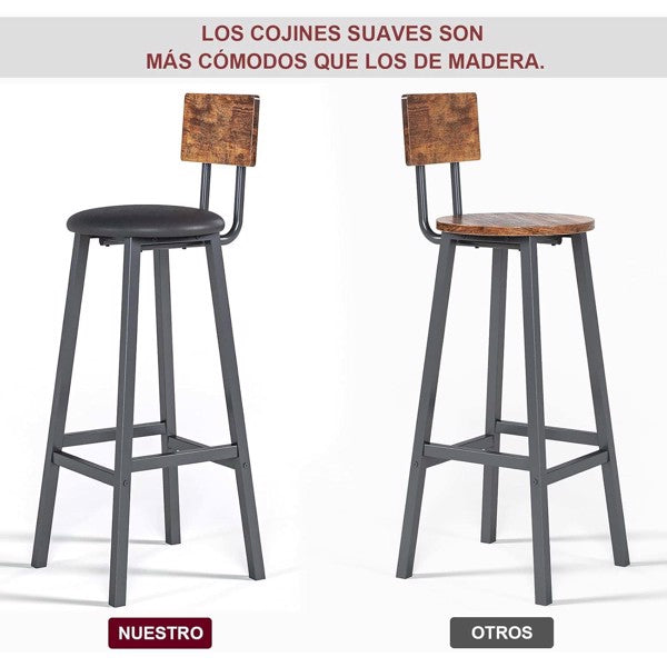 Bar Stool 2-piece Set - Prohibited From Sale In Temu And Not Shipped On Weekends