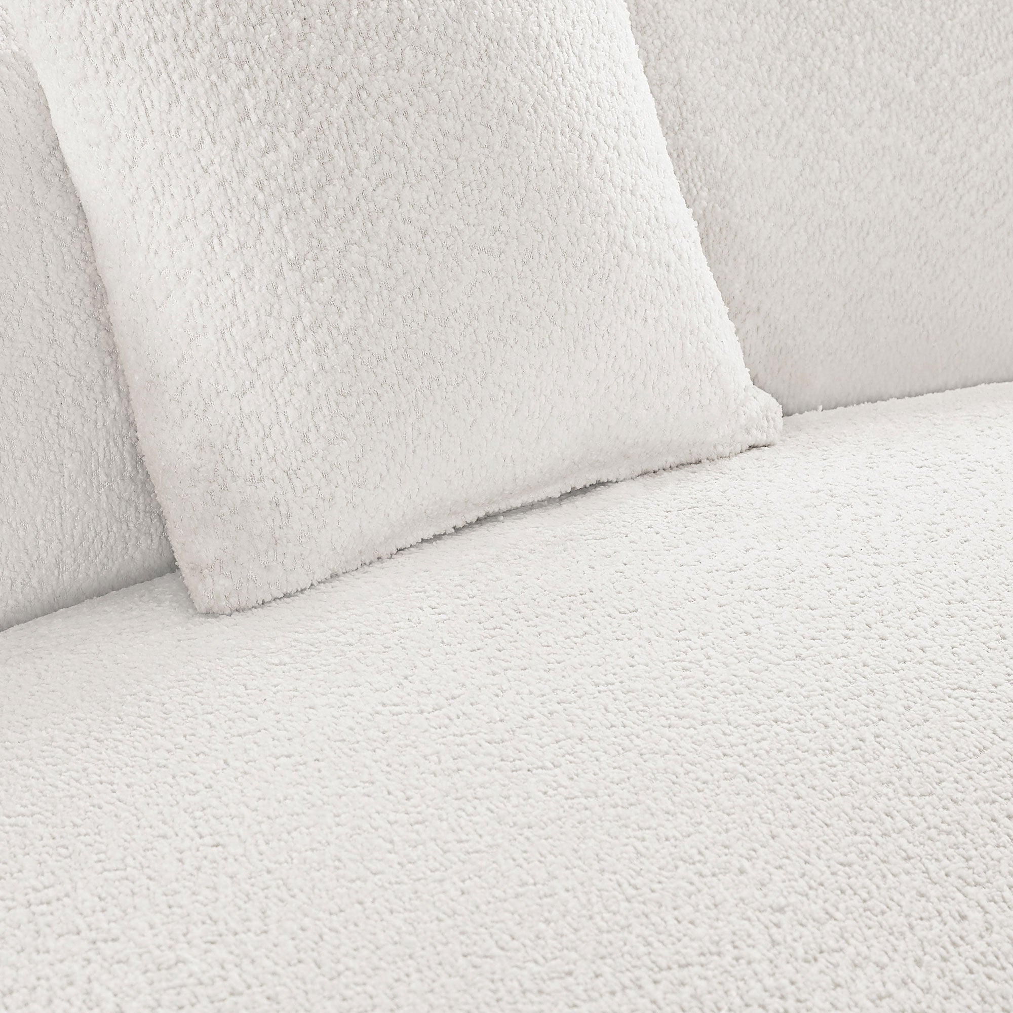 Luxury Modern Style Living Room Upholstery Curved Sofa with Chaise